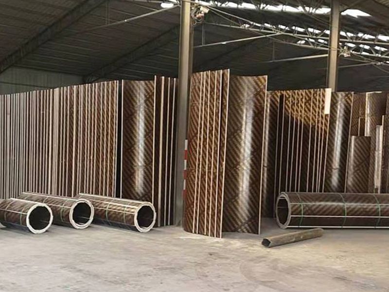 白山寺廟圓柱模板廠家,圓柱子模板定制價格